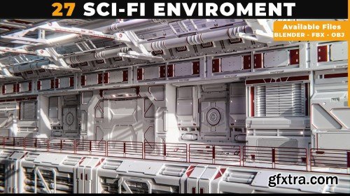 ArtStation - 27 SCI-FI ENVIROMENT PANEL KITBASH