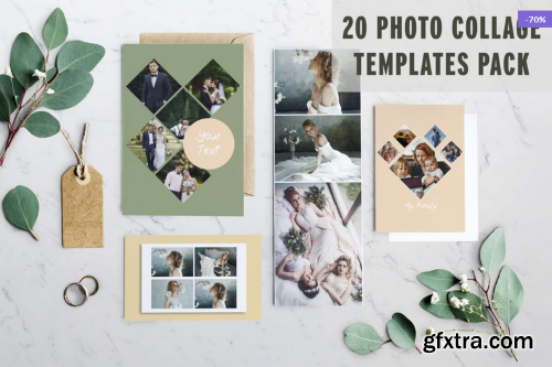 Eldamar Studio - 20 Photo Collage Templates Pack