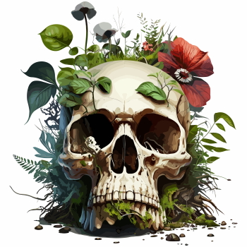 Decorated Skullz 33xPNG, 2xAI