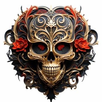 Decorated Skullz 33xPNG, 2xAI