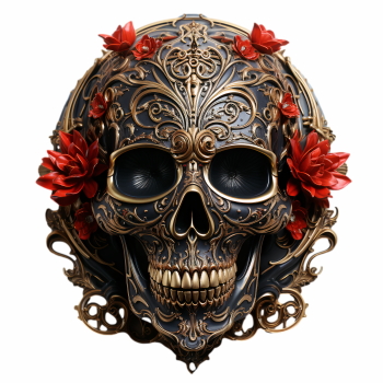 Decorated Skullz 33xPNG, 2xAI