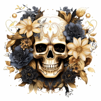 Decorated Skullz 33xPNG, 2xAI