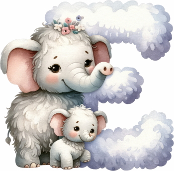Mom Animal and Baby PNG Alphabet 27xPNG Mom Animal and Baby PNG Alphabet 27xPNG