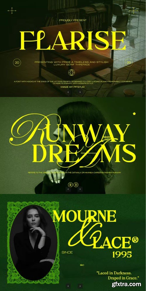 Flarise – Stylish Luxury Branding Font