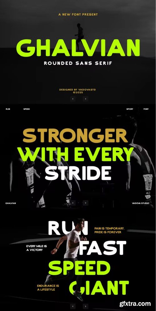 Ghalvian Rounded Sans Serif