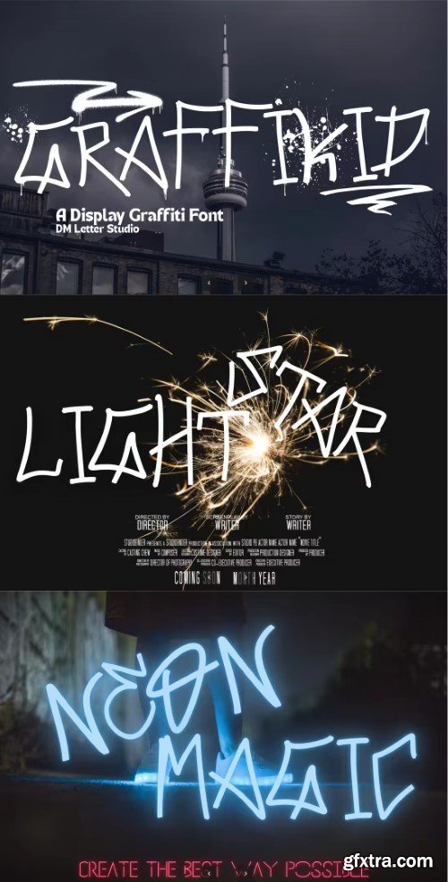 Creativemarket - Graffikid – Urban Edge Display Font