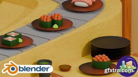 Udemy - Blender : Sushi Belt Scene