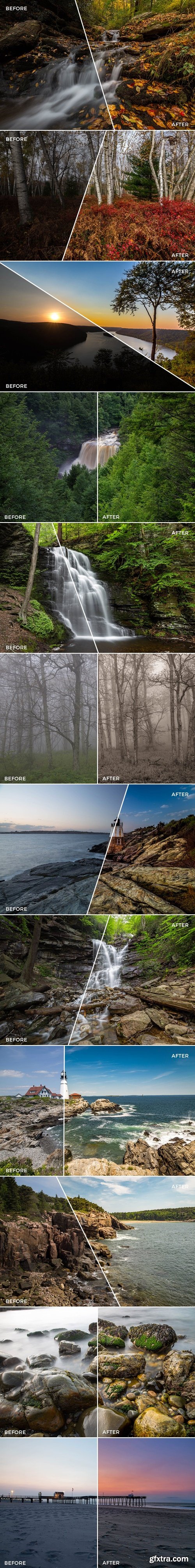 FilterGrade - Landscape Legends Lightroom Presets & Brushes