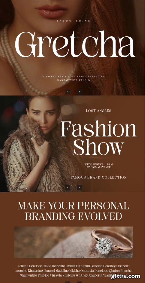 Gretcha Elegant Serif Font