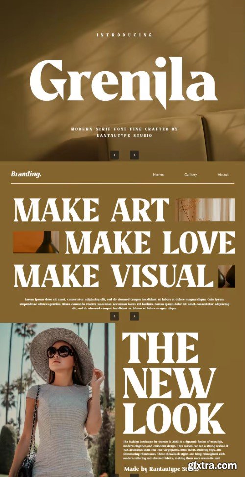 Grenila Modern Serif Font
