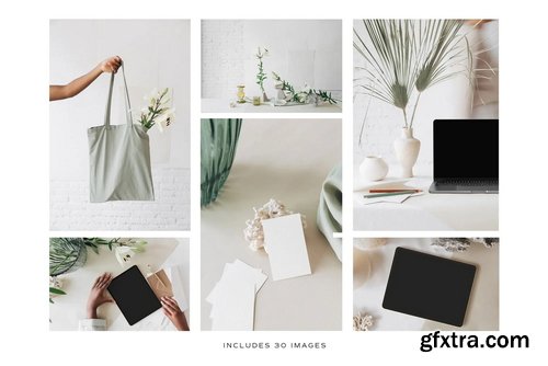 Moyo Studio - Aria Device &amp; Stationery Mockup Bundle