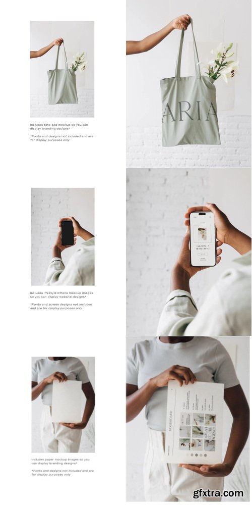 Moyo Studio - Aria Device &amp; Stationery Mockup Bundle
