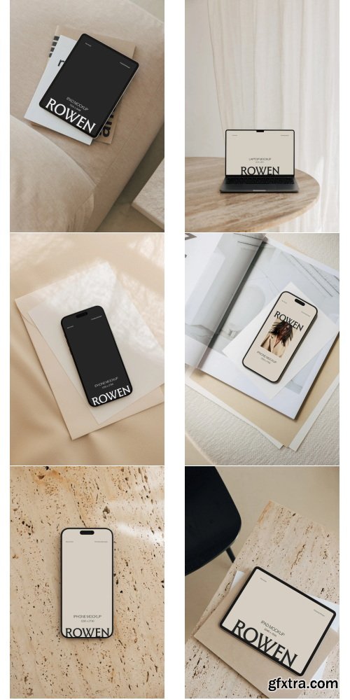 Moyo Studio - Rowen Device Mockup Bundle
