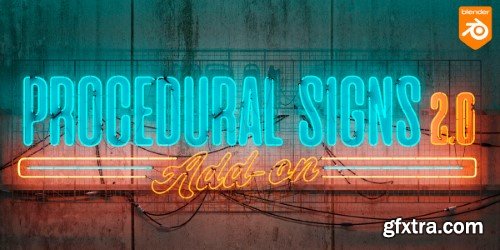 Superhivemarket - Procedural Signs 2.0 + Assets