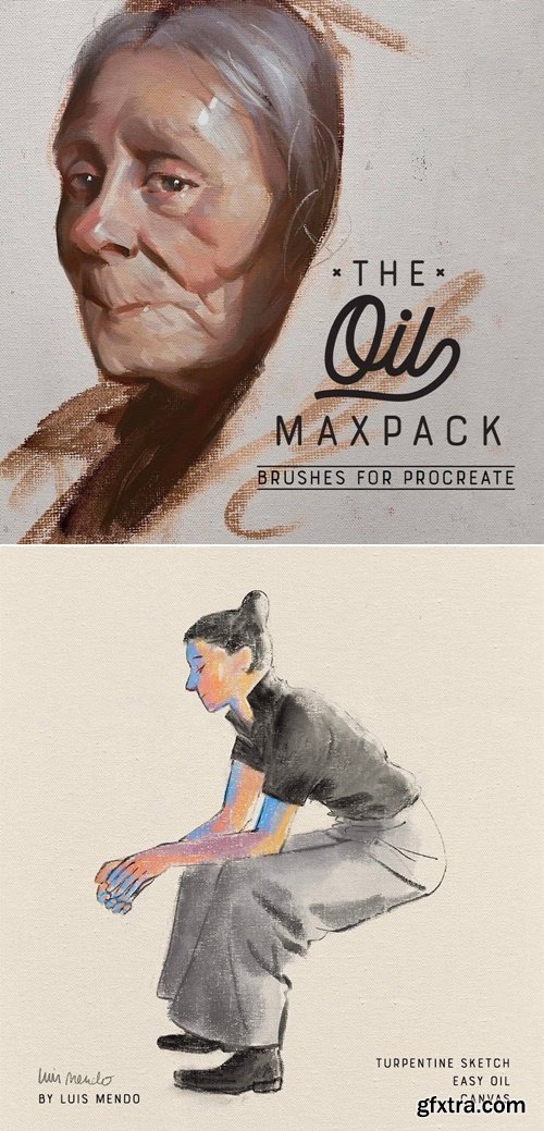 The Oil MaxPack - Brushes for Procreate The Oil MaxPack - Brushes for Procreate