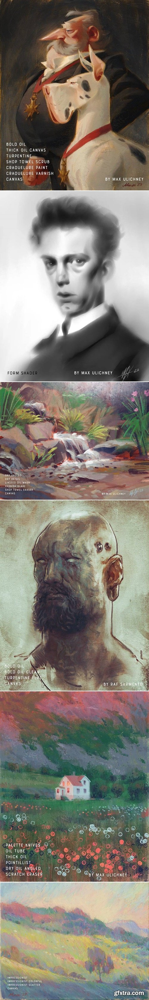 The Oil MaxPack - Brushes for Procreate