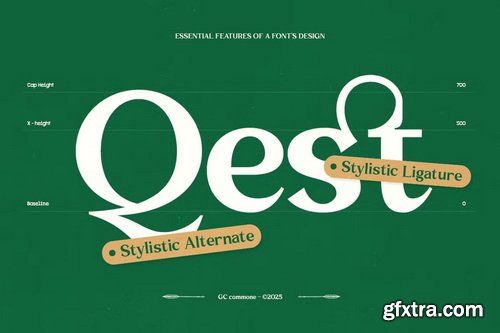 CreativeMarket - GC Commune Modern Inktrap Serif