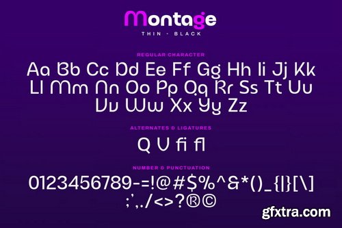 Montage Logo Font