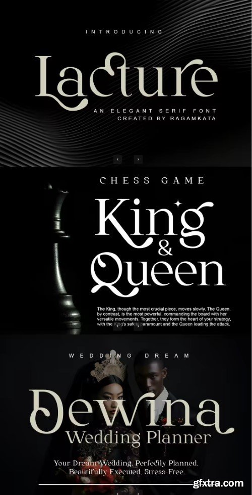 Lacture - Elegant Serif Font