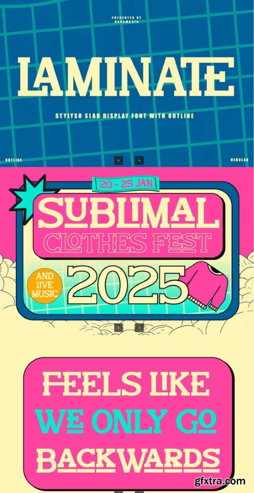 Laminate - Stylish Slab Font