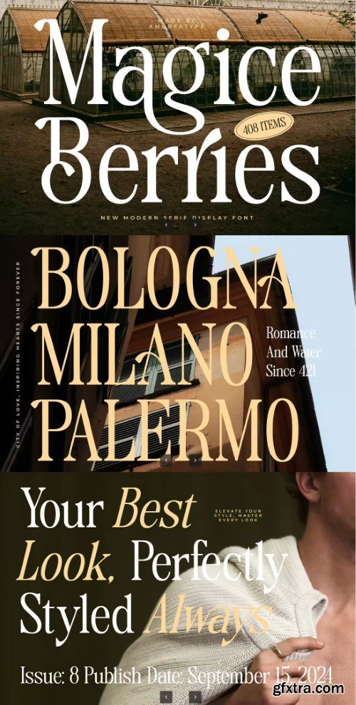 Creativemarket - Magice Berries A New Modern Serif