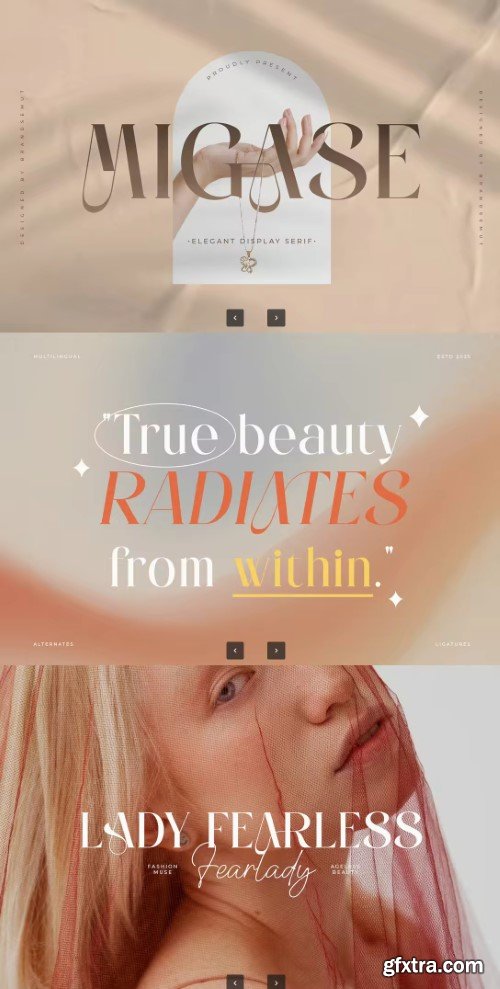 Creativemarket - Migase – Elegant Modern Display Serif Font