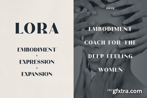 CreativeMarket - Veloura Serif Font Elegant Type