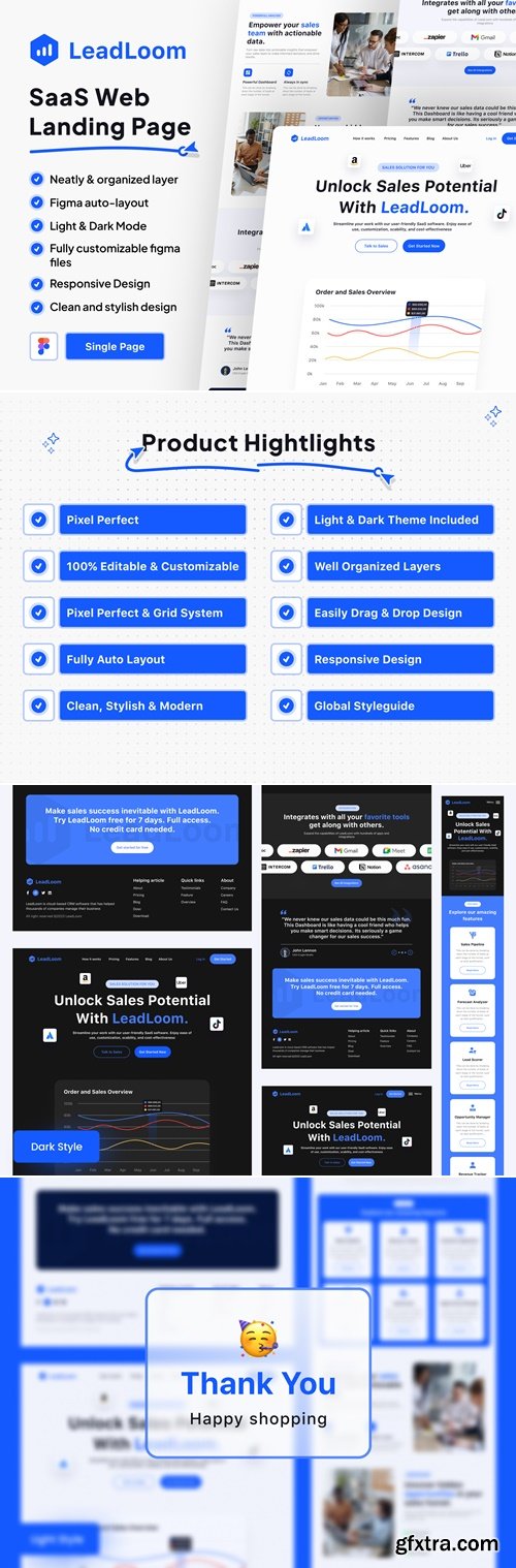 LeadLoom - SaaS Landing Page