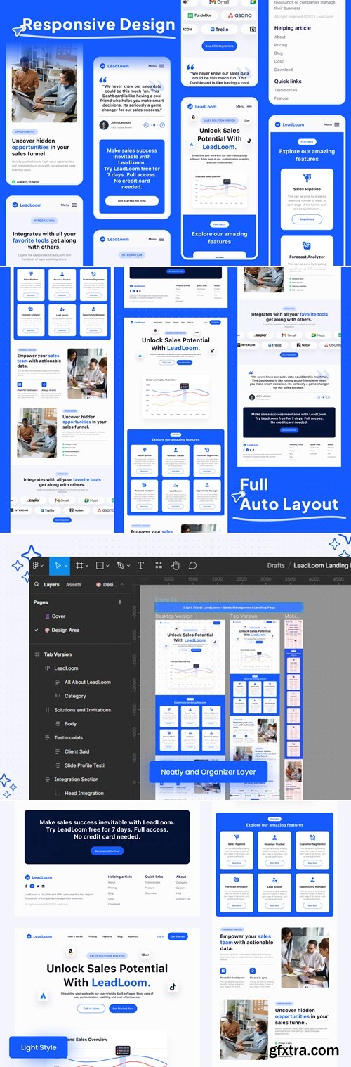 LeadLoom - SaaS Landing Page