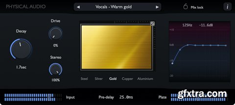 Physical Audio Dynamic Plate Reverb 3.1.9