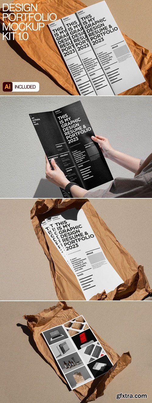 Gumroad - Design Portfolio Mockup Kit 1.0