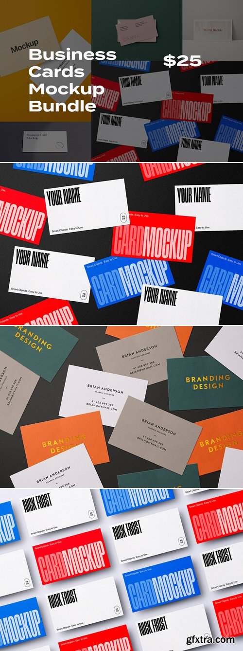 Pixellbuddha - Business Cards Mockup Bundle