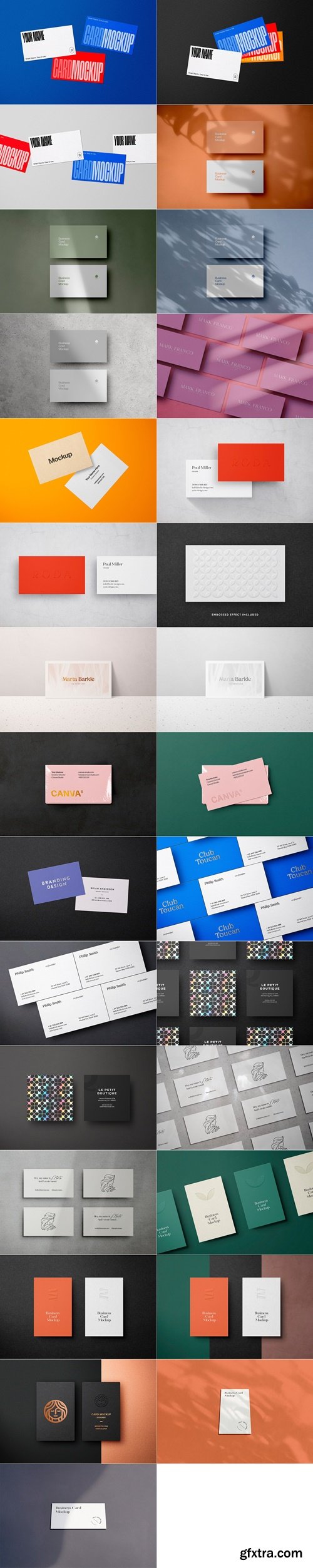 Pixellbuddha - Business Cards Mockup Bundle