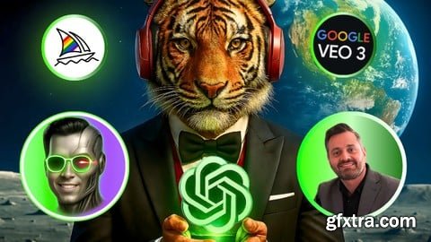 Udemy - ChatGPT, Midjourney & VEO3 for VIRAL Product Marketing
