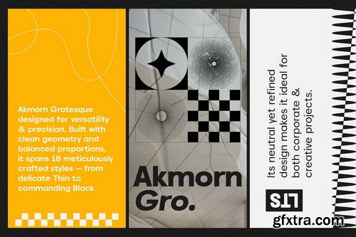 CreativeMarket - Akmorn Grotesque Font