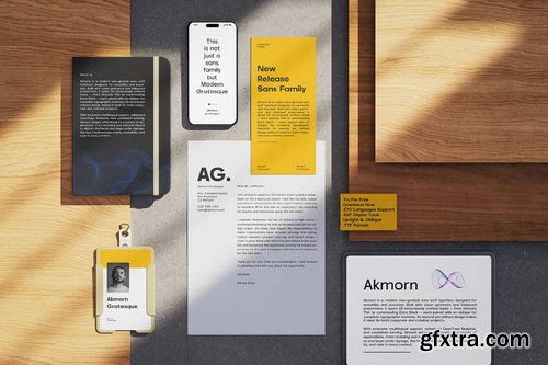 CreativeMarket - Akmorn Grotesque Font