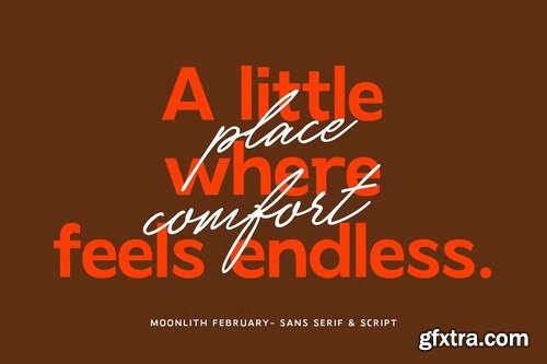 CreativeMarket - Moonlith February Elegant Font Duo