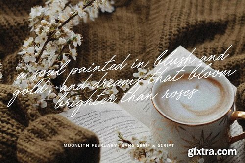 CreativeMarket - Moonlith February Elegant Font Duo