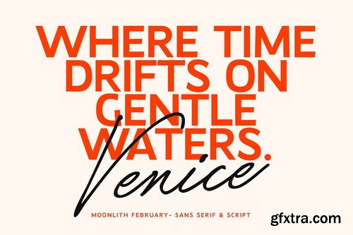 CreativeMarket - Moonlith February Elegant Font Duo