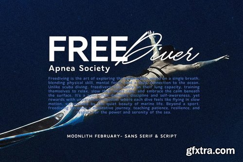 CreativeMarket - Moonlith February Elegant Font Duo