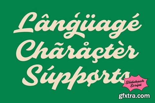 CreativeMarket - Slideback Bold & Stylish Script