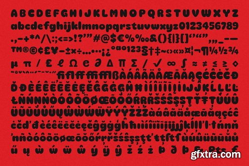 CreativeMarket - Mochi Boom Playful Bubbly Font