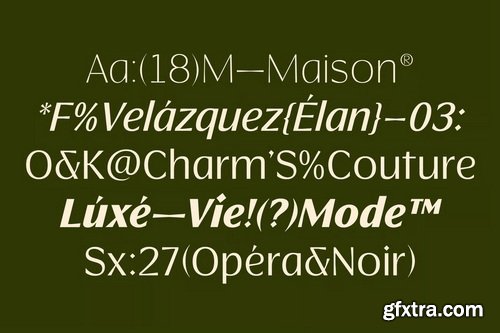 Luxury Rigane Modern Elegant Sans Serif Font