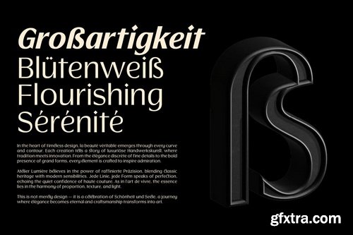 Luxury Rigane Modern Elegant Sans Serif Font