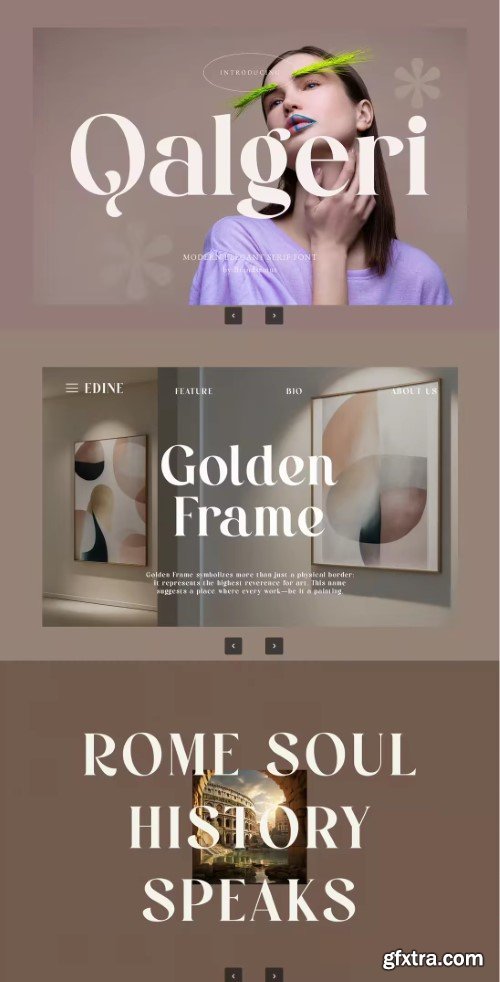 Qalgeri – Modern Elegant Serif Font