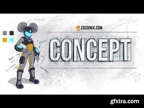 CGCookie - CONCEPT - Creating Character Concept Art with Blender and Grease Pencil