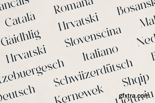 CreativeMarket - OZAAN A Sophisticated Modern Serif