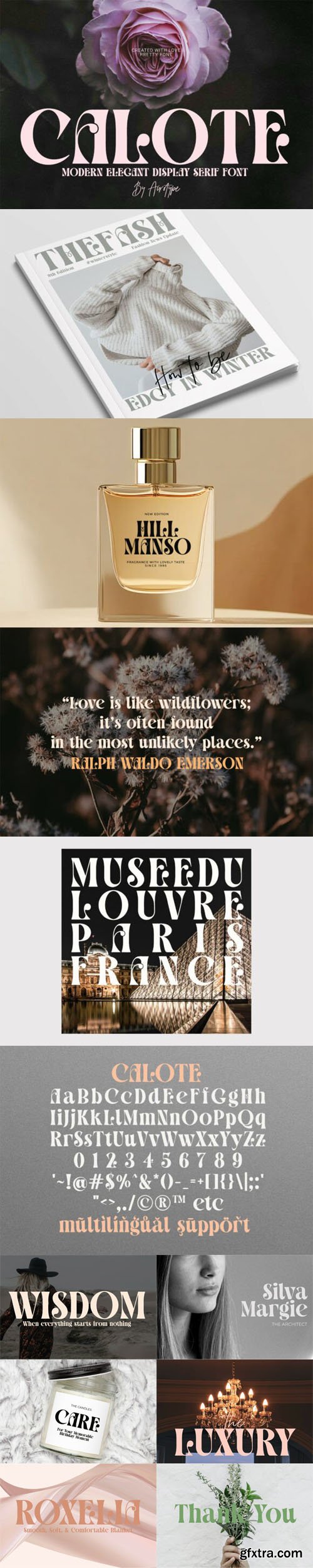 Calote - Modern Elegant Display Serif Font