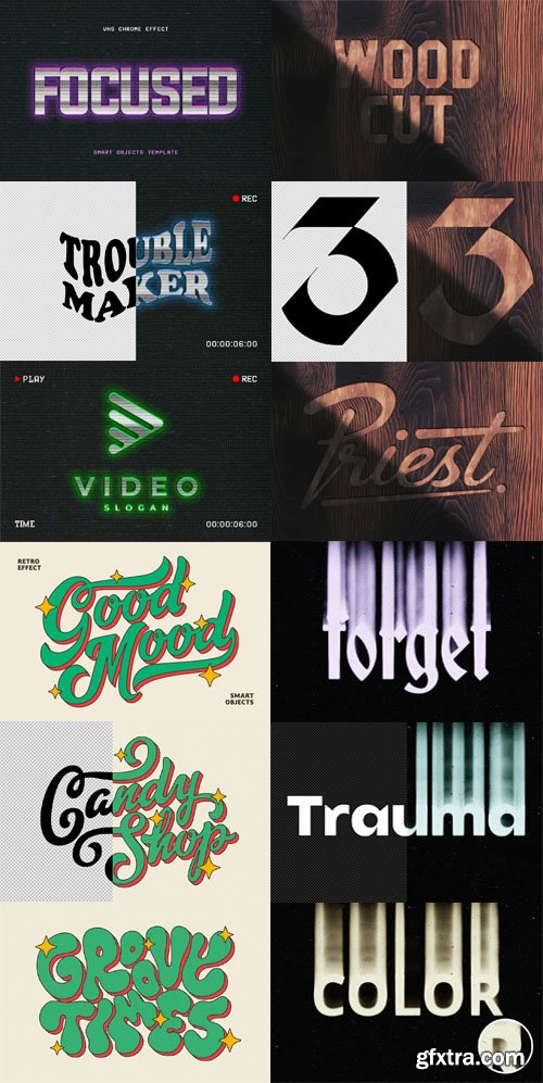 10+ Modern Awesome Text Effects for Photoshop