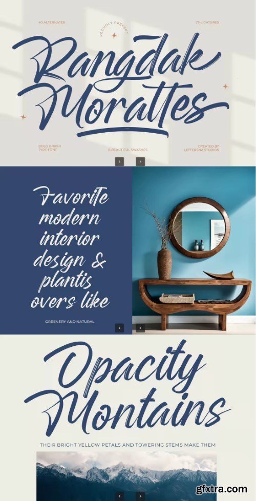 Rangdak Morattes Font